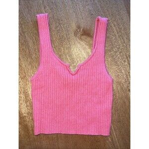 Urban Outfitters Out From Under Tank Top Women’s Medium M Pink Cropped Ribbed